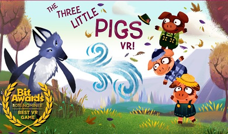 Three Little Pigs VR up for Playcrafting Award